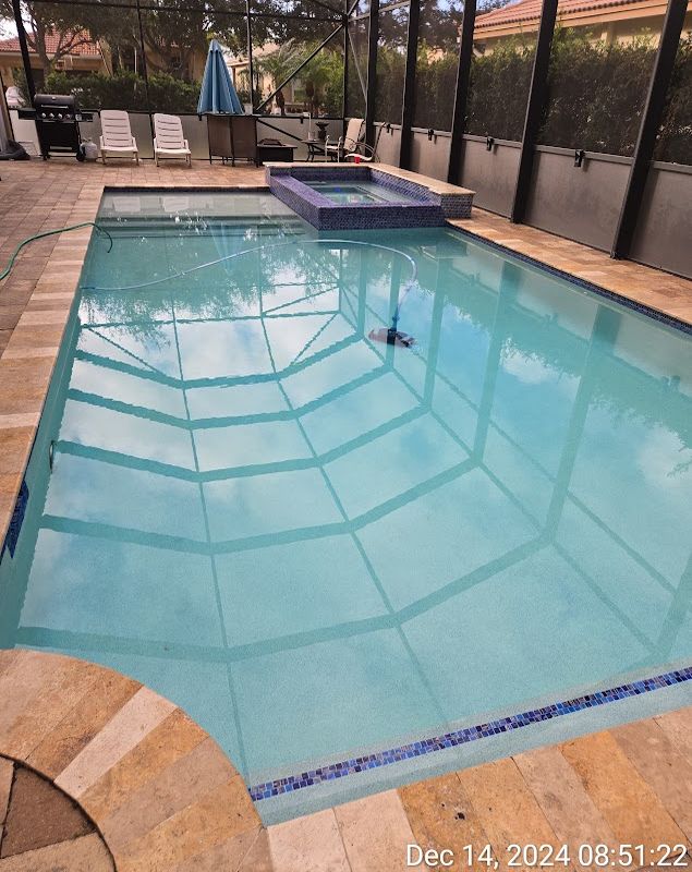Pool before service