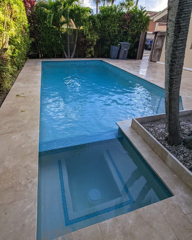 Pool after service